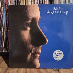 Phil Collins 'Hello, I Must Be Going!' Vinyl Record 1982